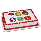 Officially Licensed Pokemon Edible Cake Image Toppers ~ Pikachu & More!
