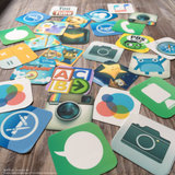 Precut Edible App Styled Cupcake Toppers - Never Forgotten Designs