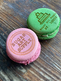 Custom Logo or Message Macarons