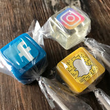 Social Media App Party Sucker Lollipop Candy Favors