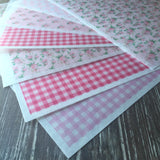 Shabby Chic Designs on Wafer Paper - Never Forgotten Designs