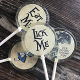 Alice In Wonderland Lollipop Candy Sucker Party Favors