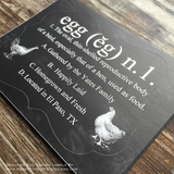 Premium Printed Custom Egg Carton Labels Personalized with Your Information