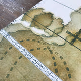 Aged Map Atlas Edible Cake Wraps© Images