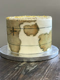 Aged Map Atlas Edible Cake Wraps© Images