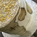 Aged Map Atlas Edible Cake Wraps© Images