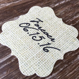 Pre Cut Edible Ornate Squares on Frosting Paper - Never Forgotten Designs