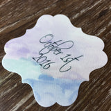 Pre Cut Edible Ornate Squares on Frosting Paper