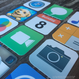 Precut Edible App Styled Cupcake Toppers