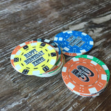 Edible Personalized Poker Chips for Gambling Casino Party
