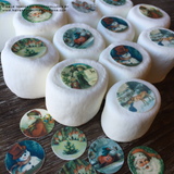Custom Design Your Own Edible 0.75" Round Image Toppers for Marshmallows - 2 Dozen