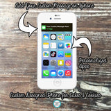 Custom Design Your Own Edible 7.5" Image iPhone Cake Topper