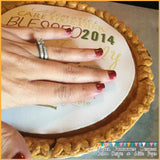 Custom Design Your Own Edible 7.5" Image Toppers for Pies & Cheesecakes