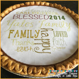 Personalized Edible Image for Pumpkin Pies on Frosting Paper