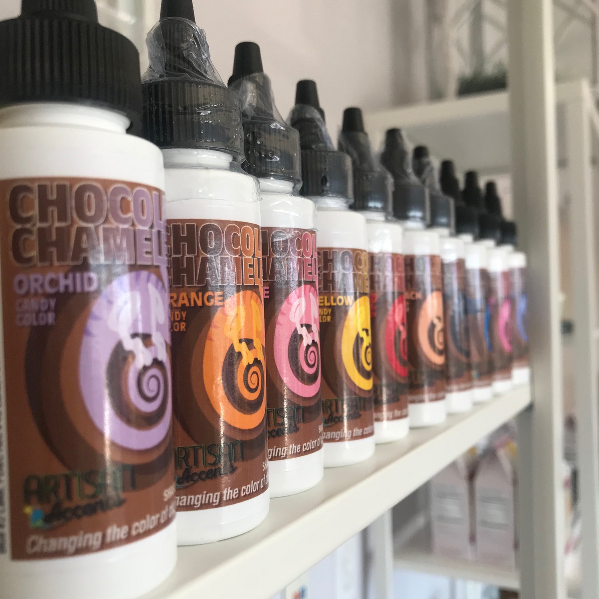 Chocolate Chameleon Coloring for Fat Based Products Chocolate