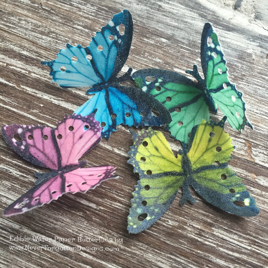 Edible Butterflies on Wafer Paper – Sugar Art Supply