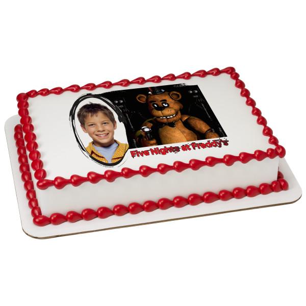 Officially Licensed Five Nights at Freddy's Edible Cake Image