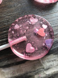 Custom Strawberry Magic Lollipops