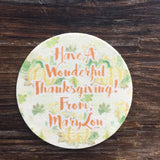 Autumn Themed Edible Image Cookie Toppers