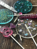 Giant Unicorn Confetti Lollipops
