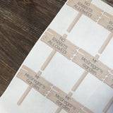 Peter Rabbit Garden Sign Cake & Cupcake Toppers