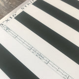 Custom Colored Black & White Striped Edible Cake Wraps© Images