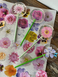 35 Individual Edible Flowers Leaves YOU CUT OUT on Edible Wafer Paper Per Sheet