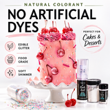 Flash Dust™ Edible Glitter for Cakes & Drinks | FDA Compliant by NFD