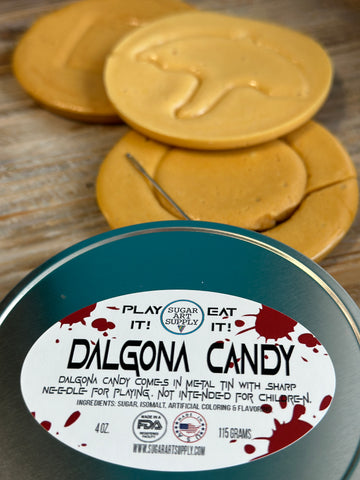 Dalgona Cookie Candy In Tin  Play For Real | Korean Dalgona Candy Recipe