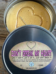 Don't Break My Heart Valentine's Day Dalgona Cookie Games In Tin with Needle for Gift | Candy | Korean Dalgona Candy Recipe Party Favors