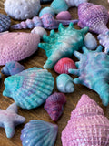 Edible Sugar Seashells – Beach Cake & Cupcake Decorations for Coastal & Mermaid Cakes