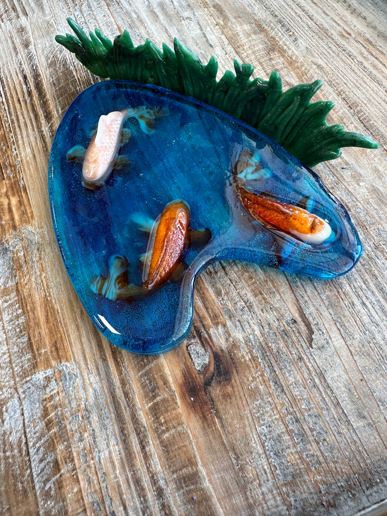 Sugar Art Koi Pond Fish Japanese Fish Cake Topper Sugar Sculpture – Sugar Art Supply