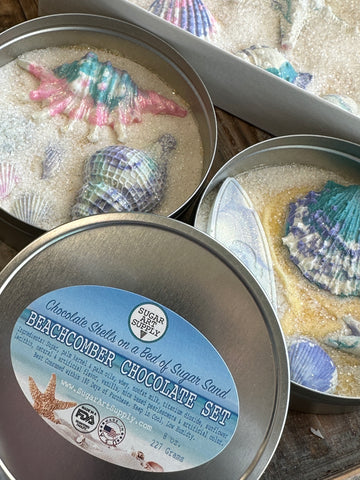 Chocolate Beach Comber Gift Set with Edible Sand