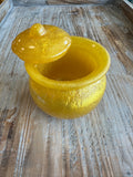 Sugar Hard Candy Edible Cauldron Jar Cake Topper or Candy Holder Gift