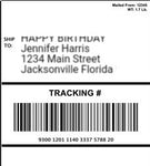 Design Your Own Edible 4x6 Shipping Label for Amazon & Package Cakes