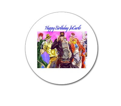Custom Design Your Own Edible 7.5" Image Toppers for Round Cakes