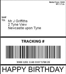 Design Your Own Edible 4x6 Shipping Label for Amazon & Package Cakes