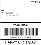 Design Your Own Edible 4x6 Shipping Label for Amazon & Package Cakes