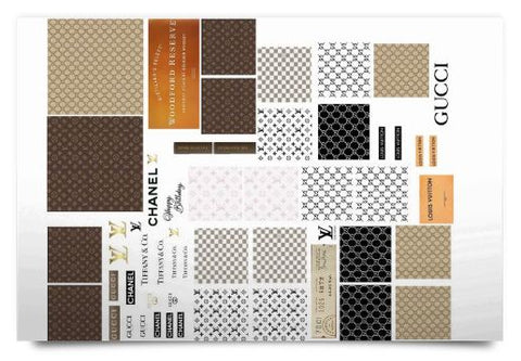 Custom Design Your Own Edible 8x10 Image Toppers for Quarter Sheet Cakes