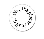 Custom Design Your Own Edible 7.5" Image Toppers for Round Cakes