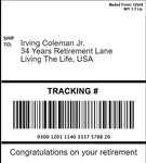 Design Your Own Edible 4x6 Shipping Label for Amazon & Package Cakes