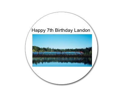 Custom Design Your Own Edible 7.5" Image Toppers for Pies & Cheesecakes