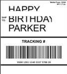 Design Your Own Edible 4x6 Shipping Label for Amazon & Package Cakes