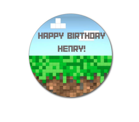 Custom Design Your Own Edible 7.5" Image Toppers for Round Cakes