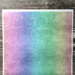 Edible Rainbow Swirl Design on Wafer Paper - Never Forgotten Designs