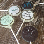 Wedding Photo Hard Candy Sucker Lollipop Favors