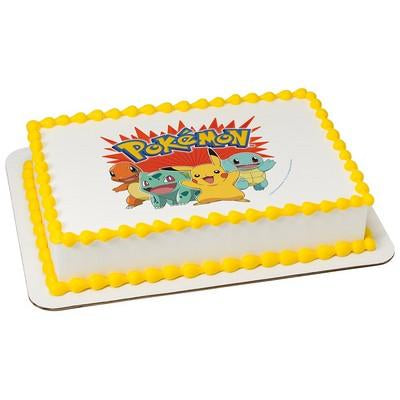 Officially Licensed Pokemon Edible Cake Image Toppers ~ Pikachu & More –  Sugar Art Supply