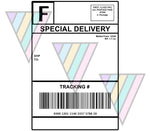 Design 10x16 Edible Amazon Package Label Cake Topper with Personalized Label