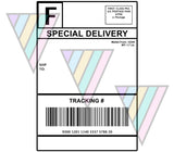 Design 10x16 Edible Amazon Package Label Cake Topper with Personalized Label