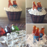 Mini Beer Bottle Bucket Cupcake Kit - Never Forgotten Designs